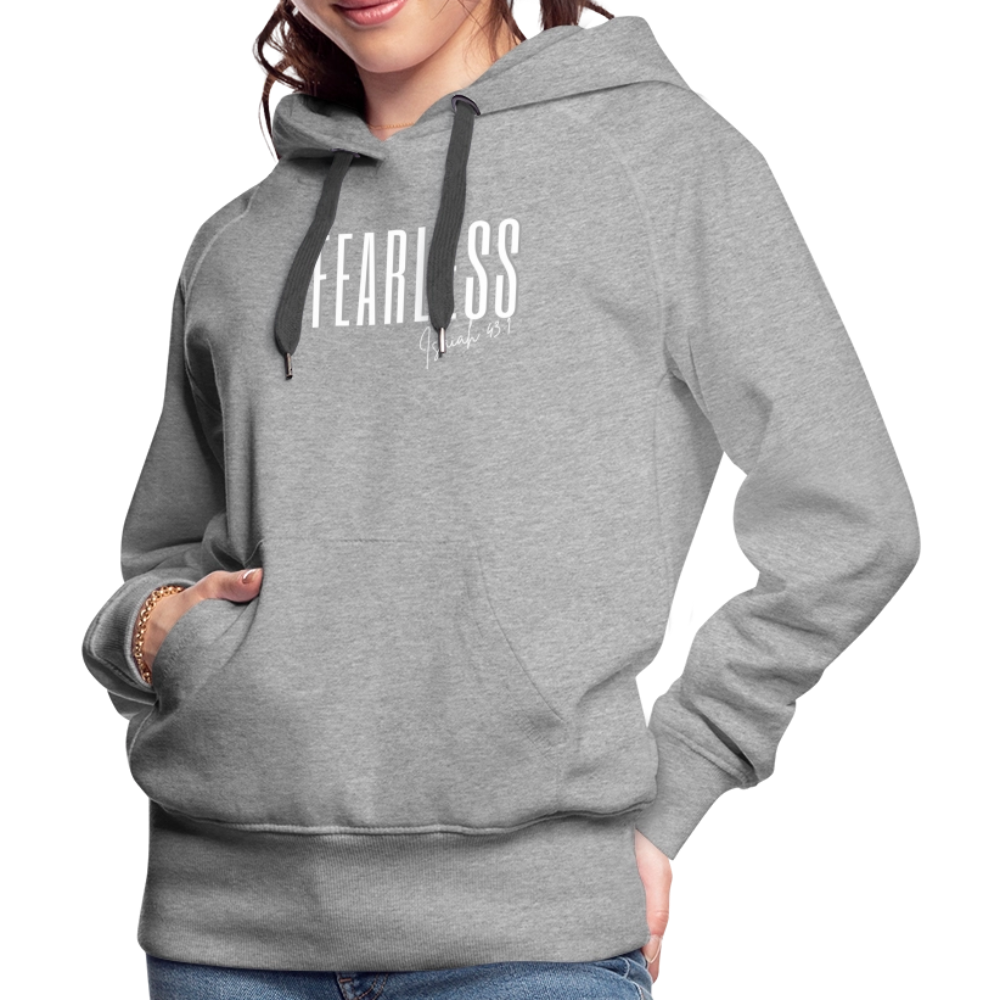 Fearless Women’s Premium Hoodie - heather grey