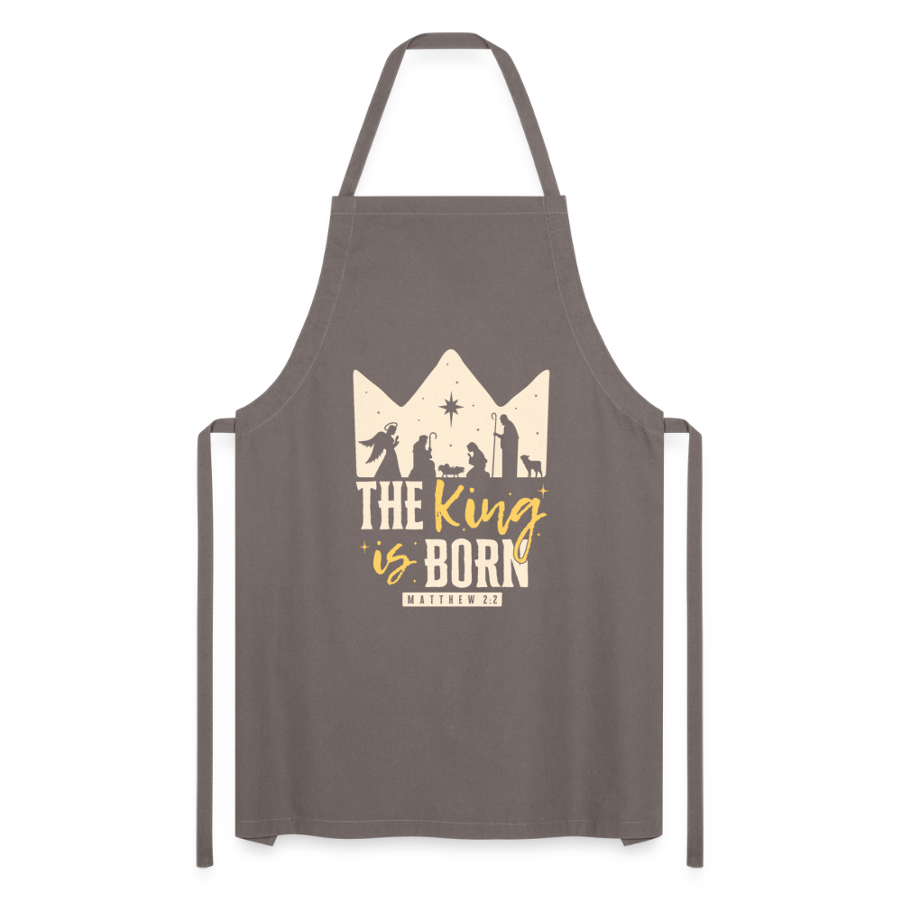Christmas Cooking Apron - grey
