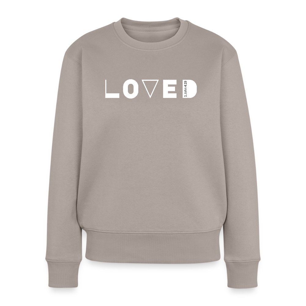 Loved Women’s Premium Sweatshirt - taupe