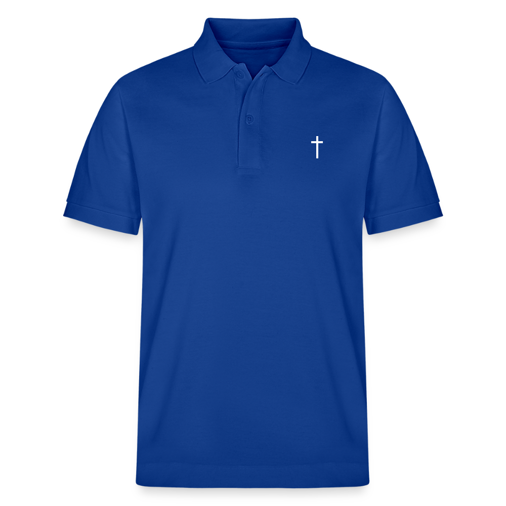 Cross Organic Unisex Polo Shirt - majorelle blue