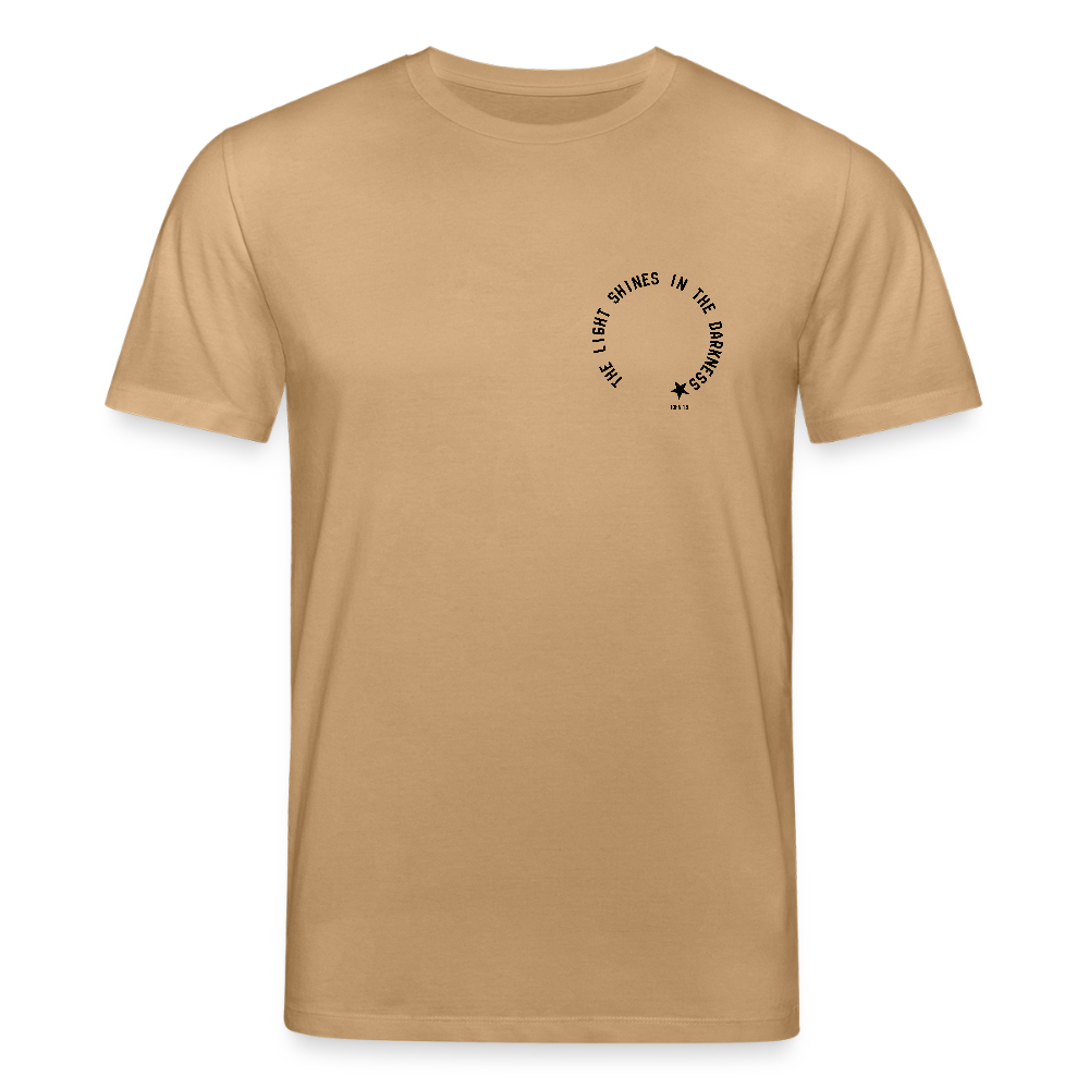 Shine Bright Unisex Organic T-Shirt - caramel