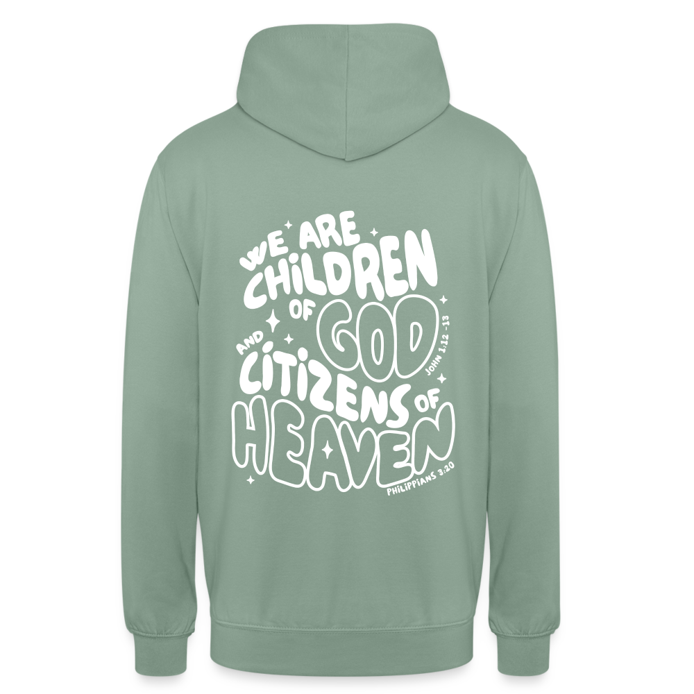 Children of God Unisex Hoodie - steel green