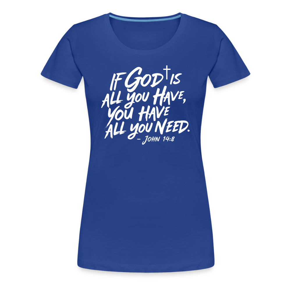 Chosen Women’s Premium T-Shirt - royal blue