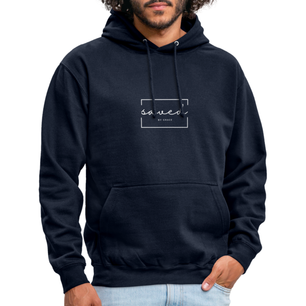 Saved by grace Unisex Hoodie - navy