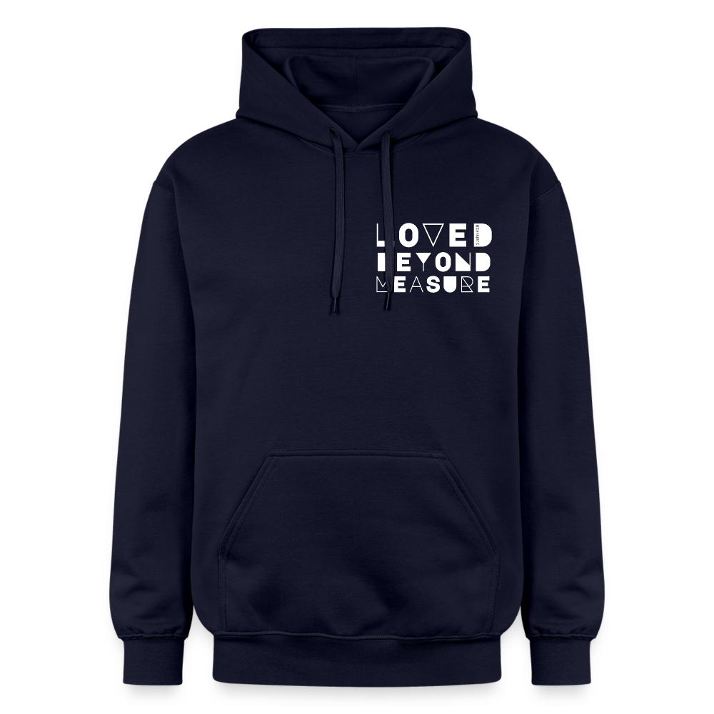 Loved Beyond Measure Unisex Midweight Hoodie - navy