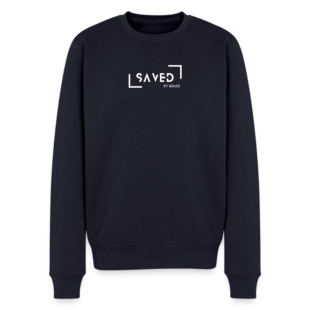 Saved by grace Men’s Premium Sweatshirt - navy