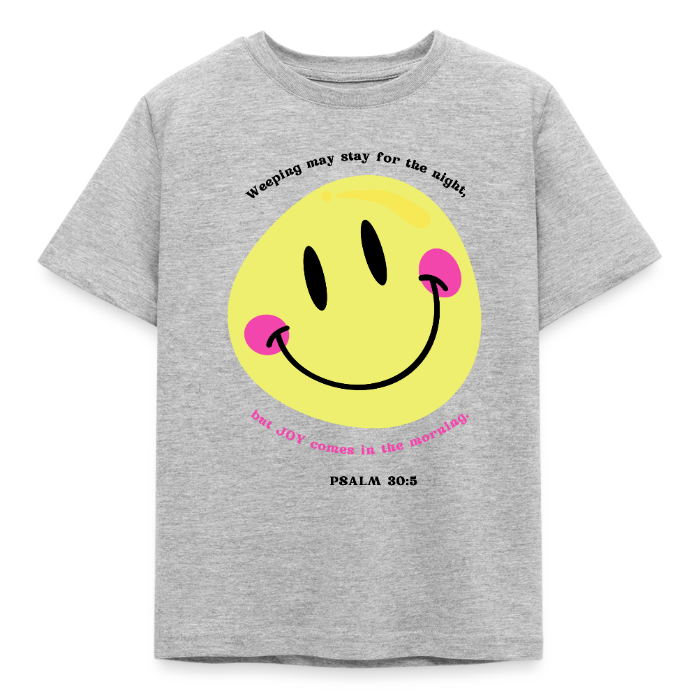Joy Kids' T-Shirt - heather grey