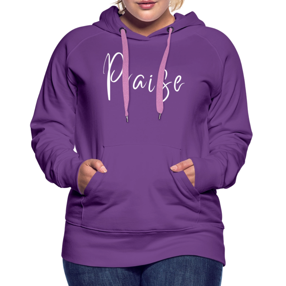 Praise Women’s Premium Hoodie - purple