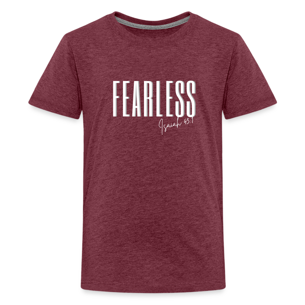 Fearless Teenager Premium T-Shirt - heather burgundy