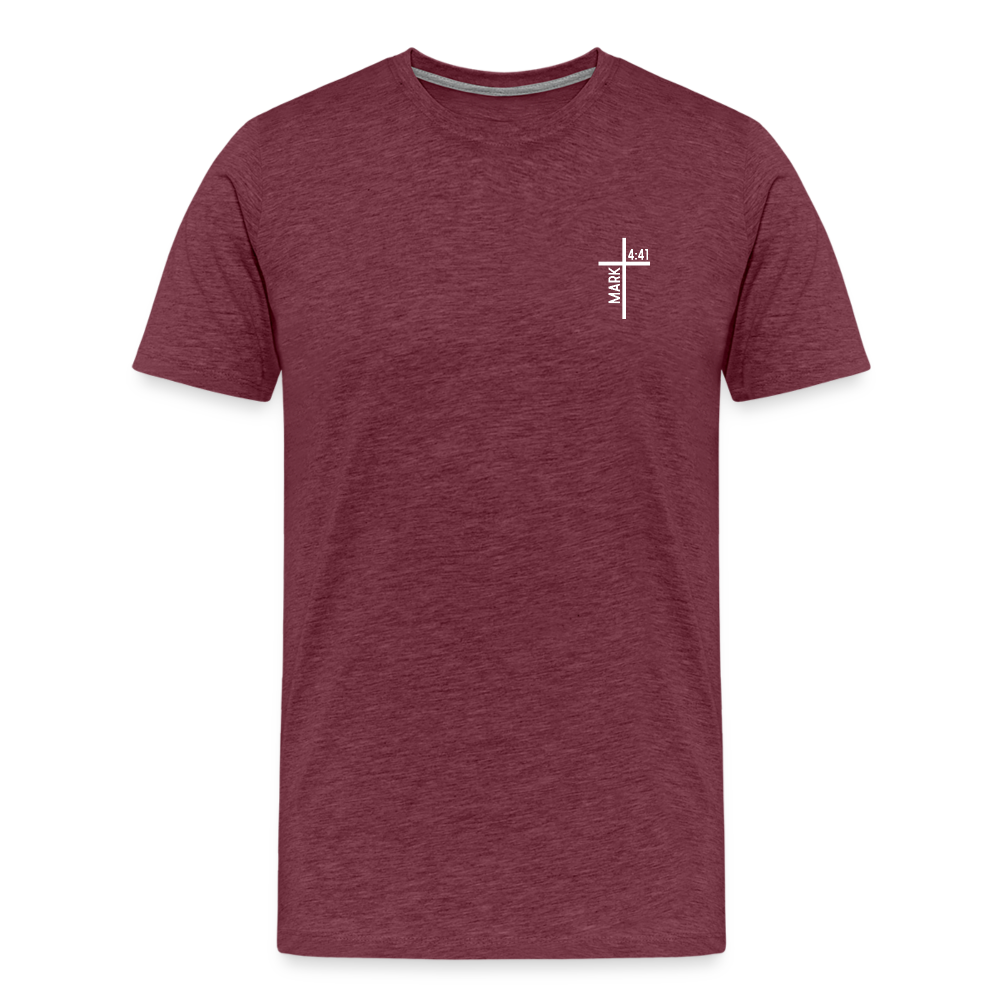 Wind and Waves Men’s Premium T-Shirt - heather burgundy