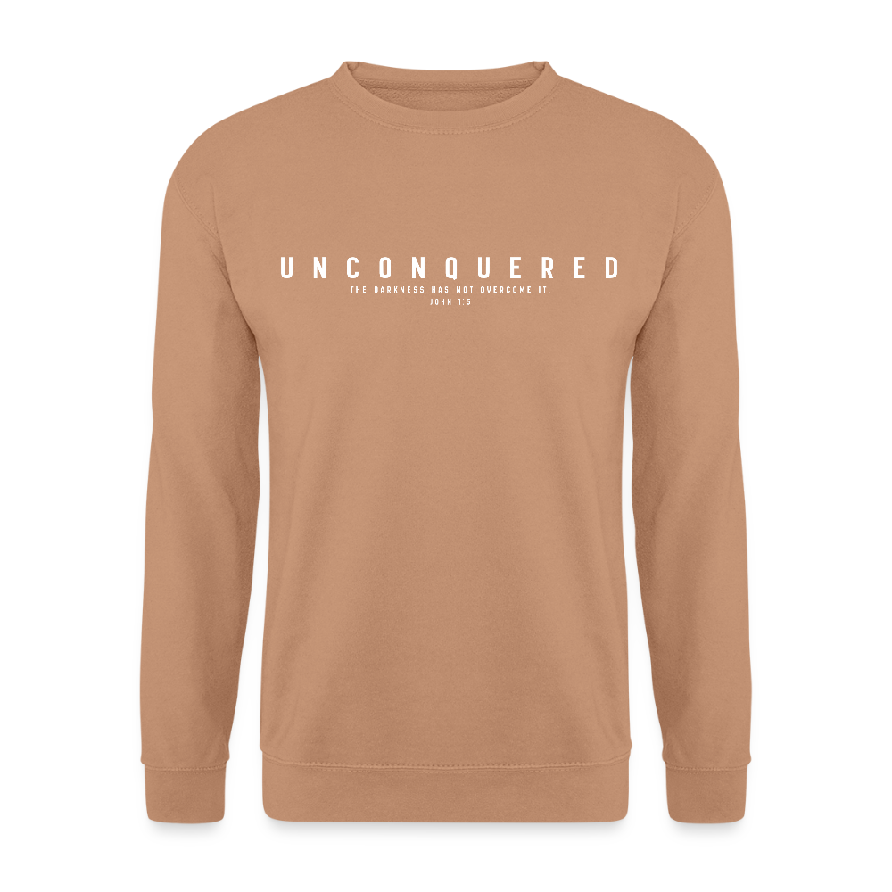 Unconquered Unisex Sweatshirt - mocha