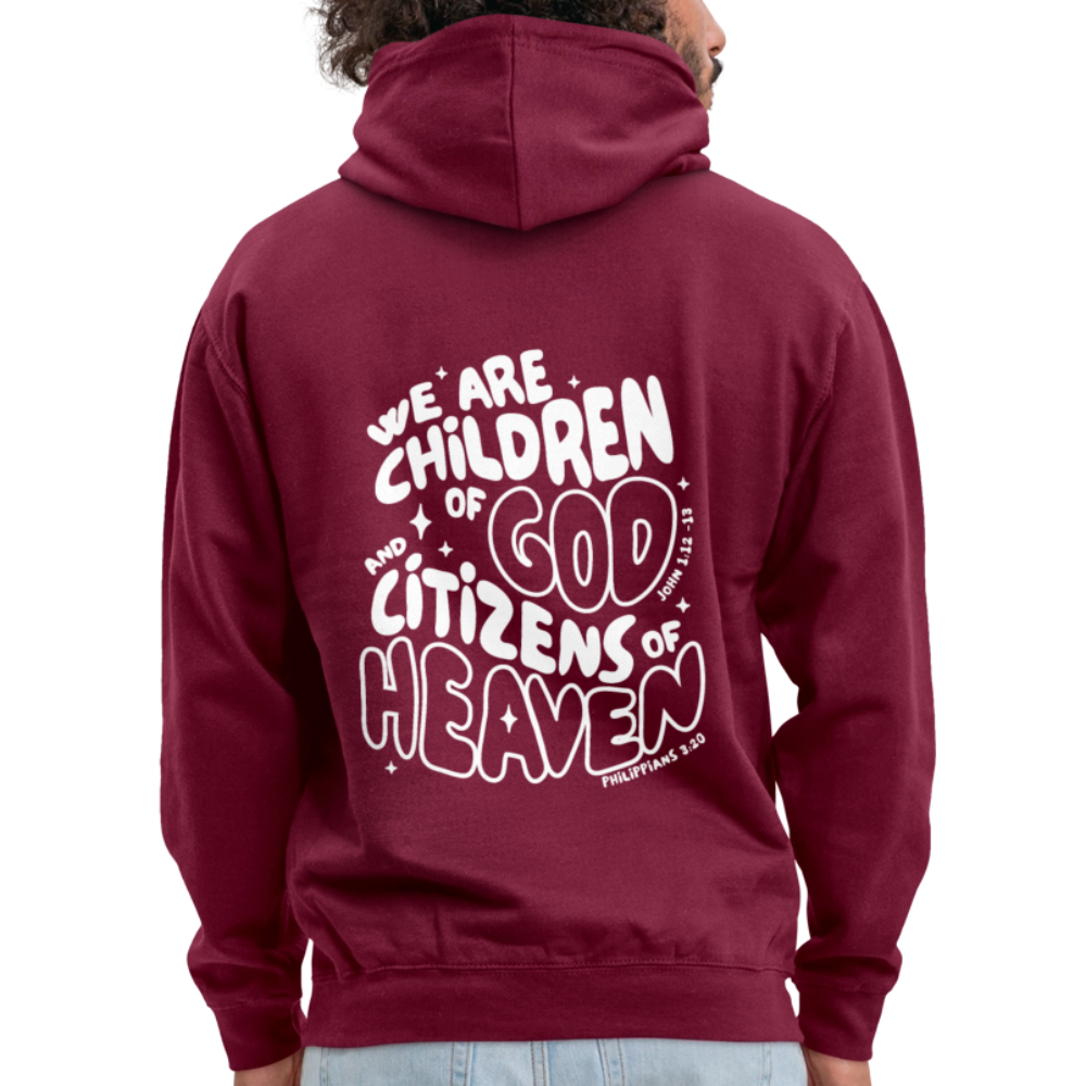 Children of God Unisex Hoodie - bordeaux