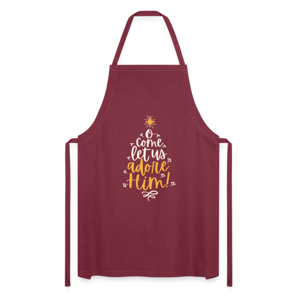 Christmas Cooking Apron - bordeaux
