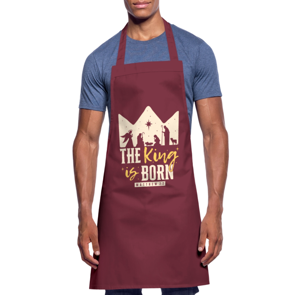 Christmas Cooking Apron - bordeaux