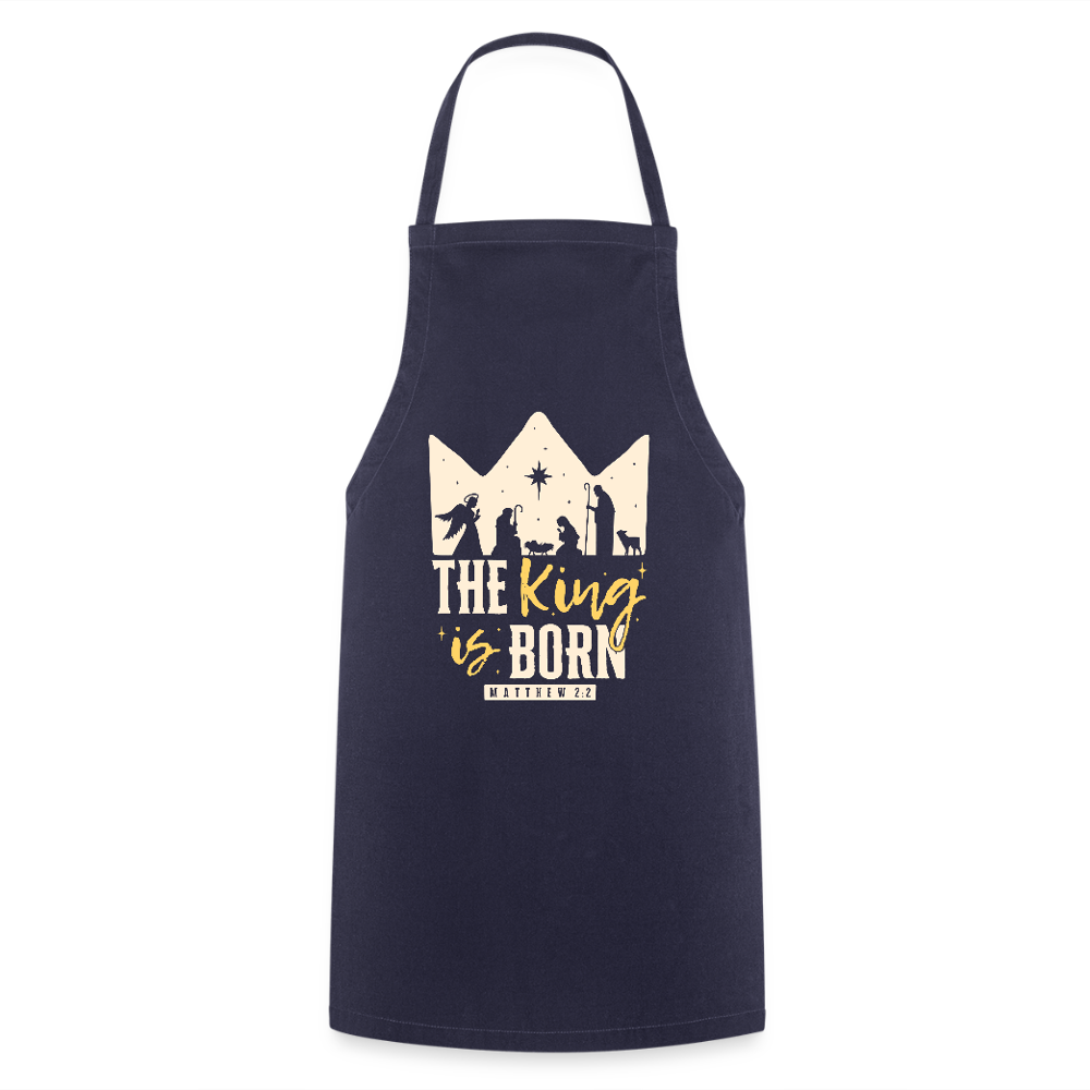 Christmas Cooking Apron - navy