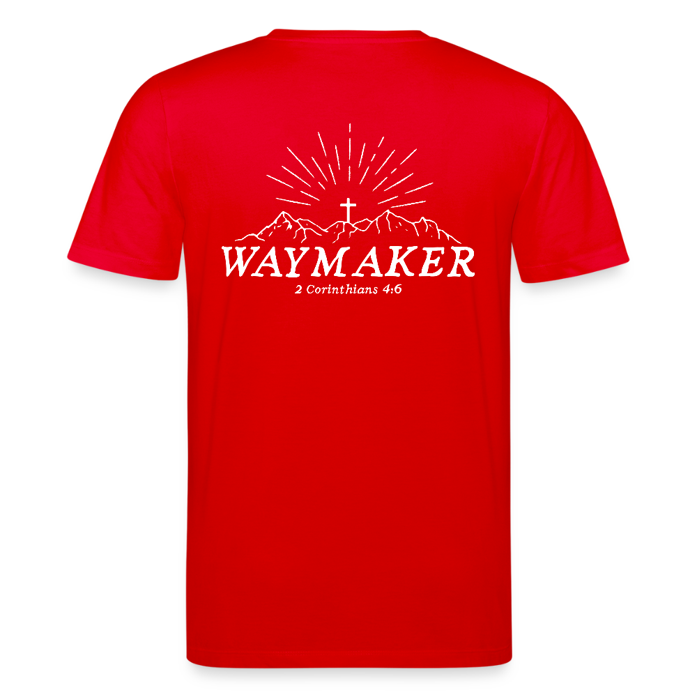 Waymaker Unisex Organic T-Shirt - red