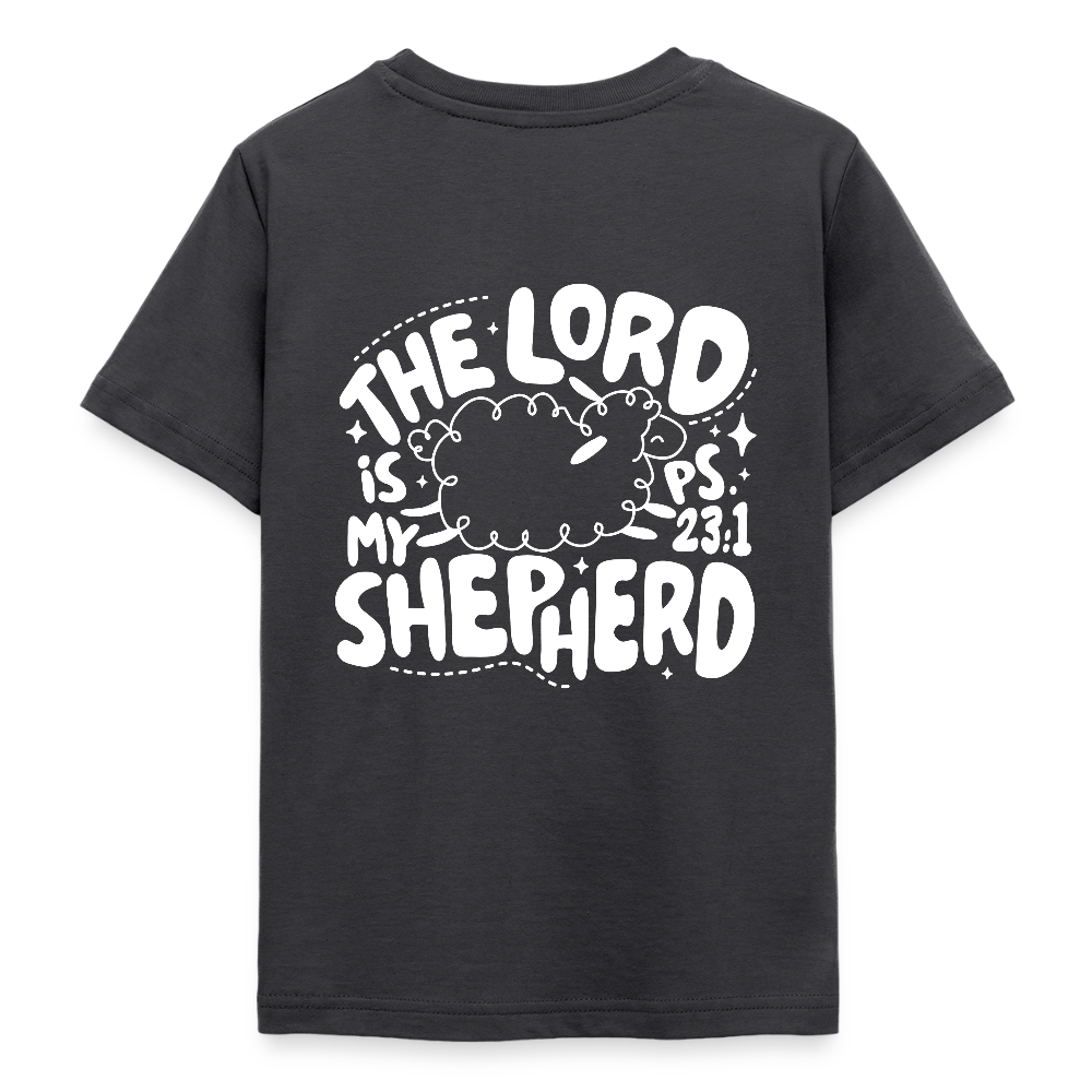 My Shepherd Kids' T-Shirt - back print - dark grey
