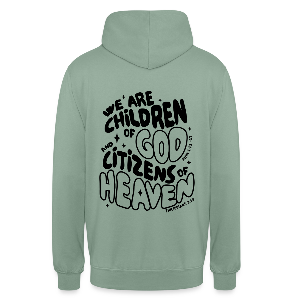 Children of God Unisex Hoodie - steel green