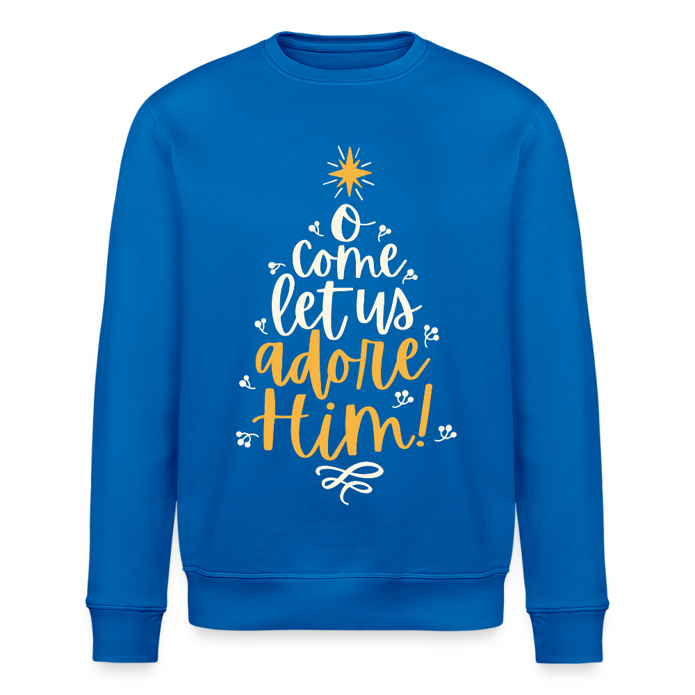 Christmas Unisex Organic Sweatshirt - royal blue