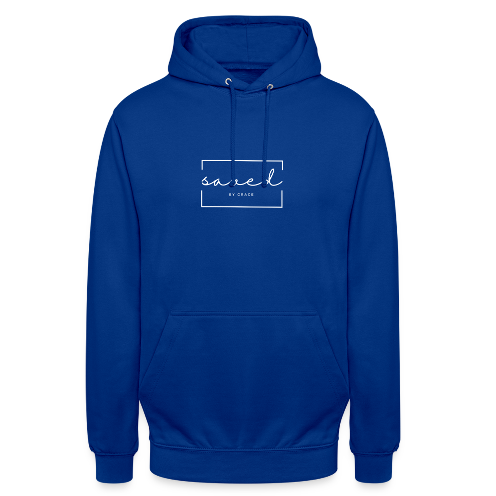 Saved by grace Unisex Hoodie - bright royal