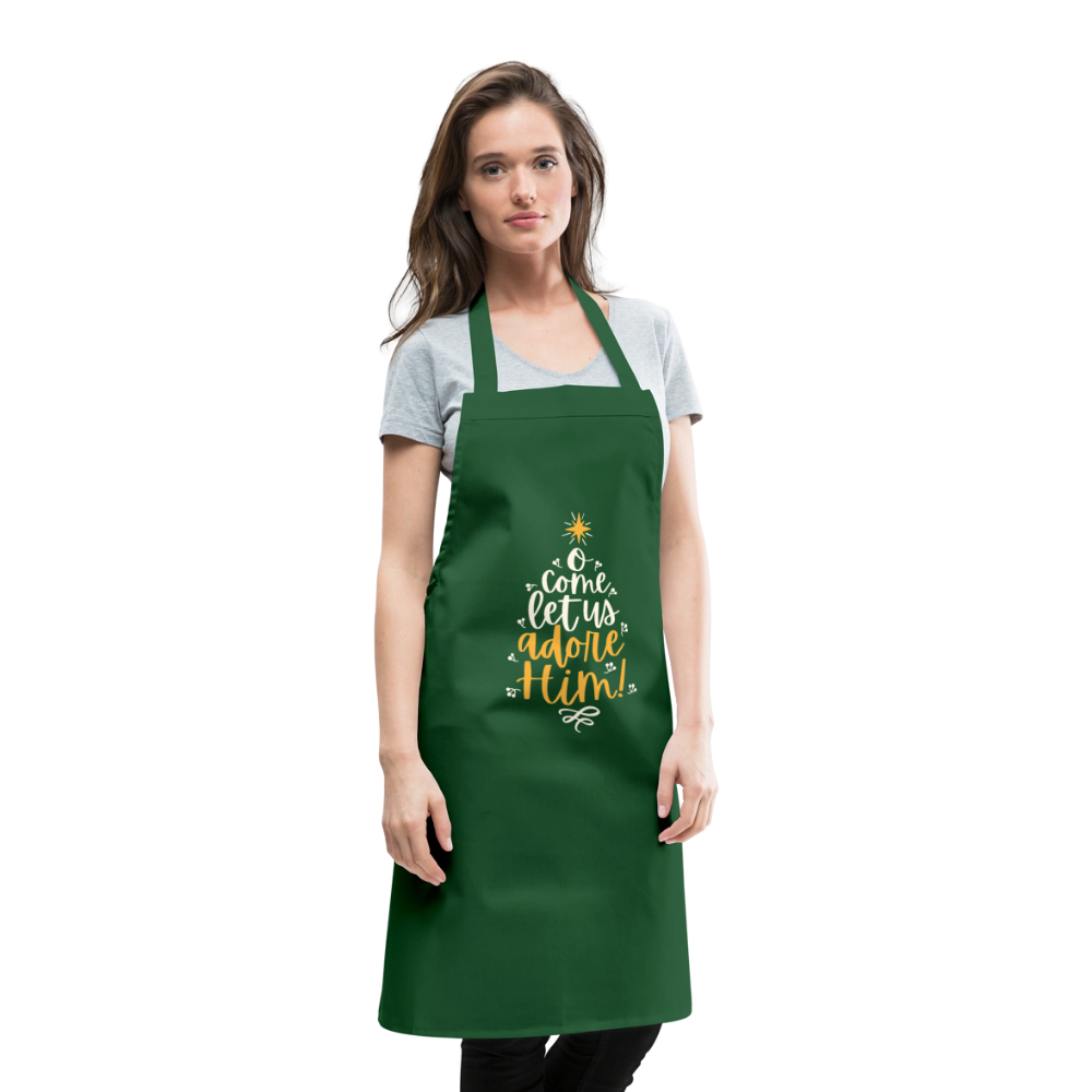 Christmas Cooking Apron - green