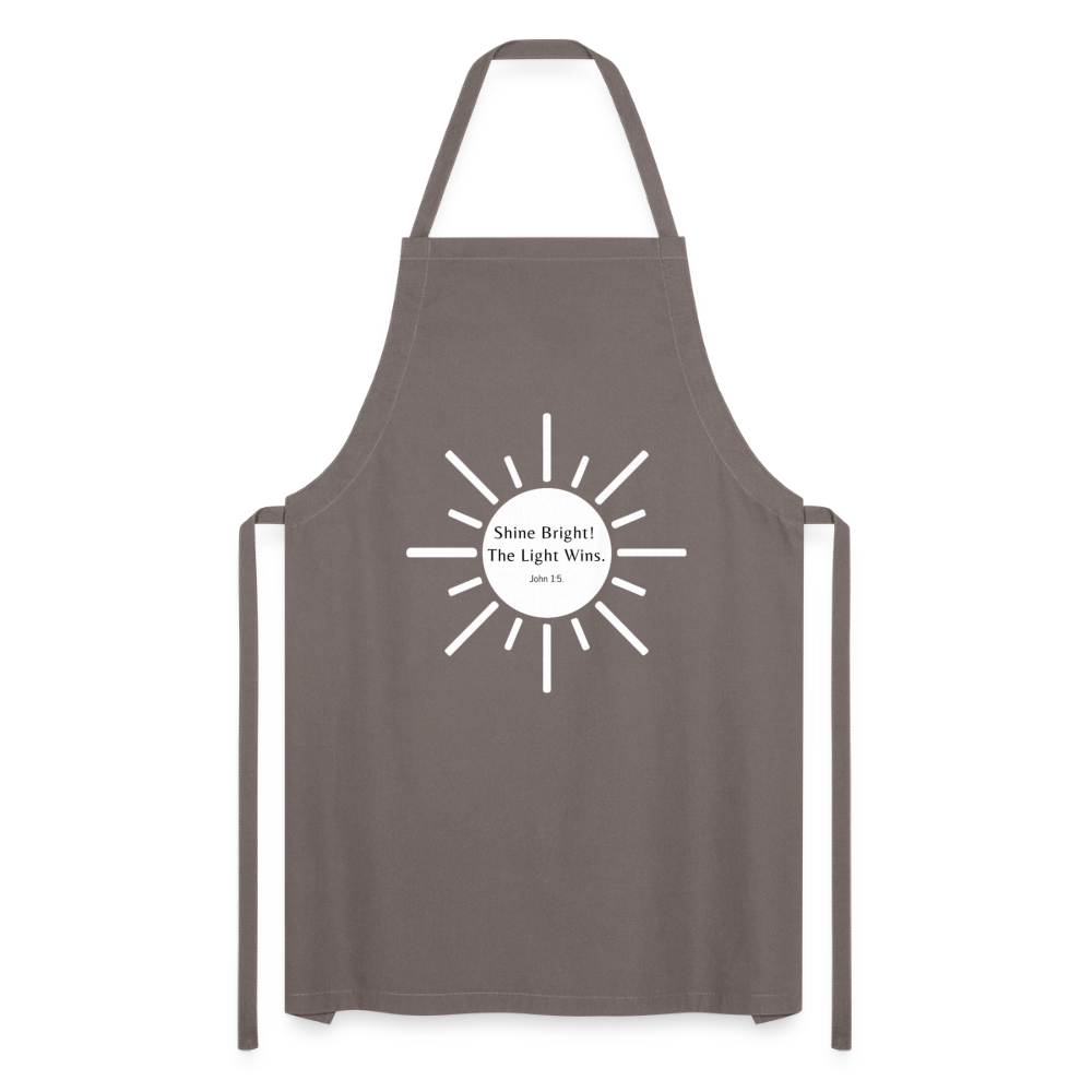 Shine Bright Cooking Apron - grey