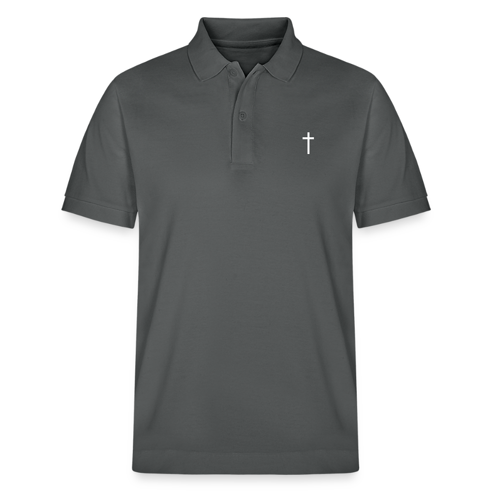 Cross Organic Unisex Polo Shirt - anthracite