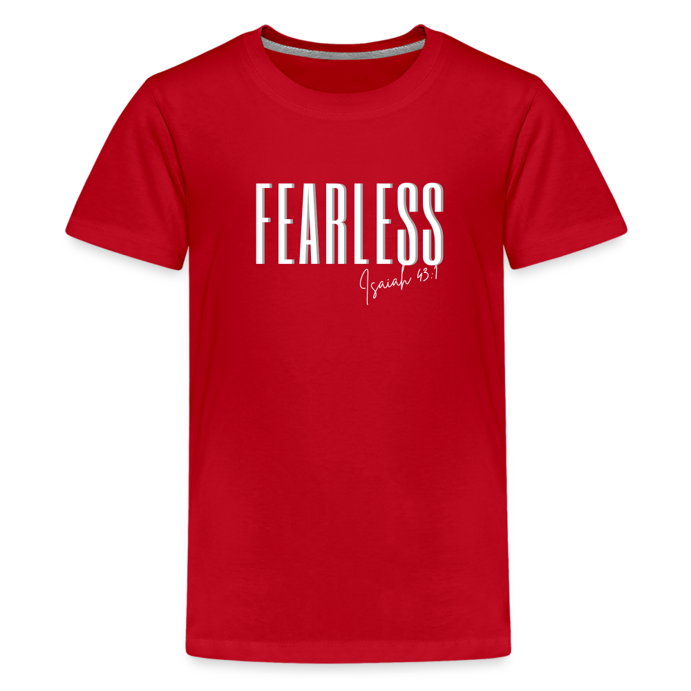 Fearless Teenager Premium T-Shirt - red