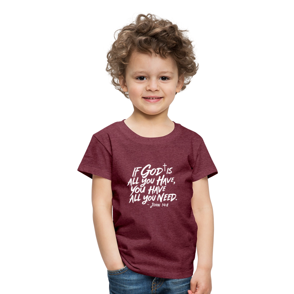 Chosen Kids' Premium T-Shirt - heather burgundy
