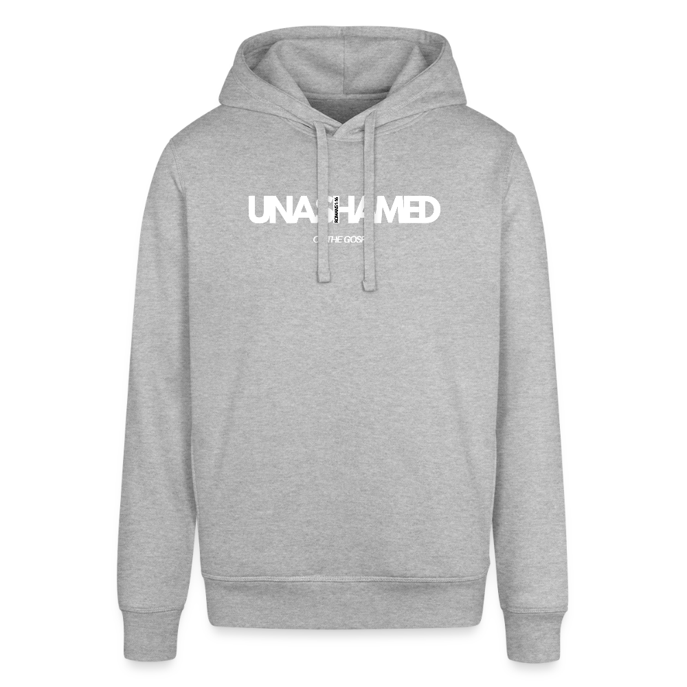 Unashamed Unisex Organic Hoodie - heather grey