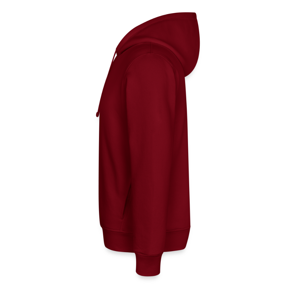 Cross Unisex Organic Hoodie - burgundy