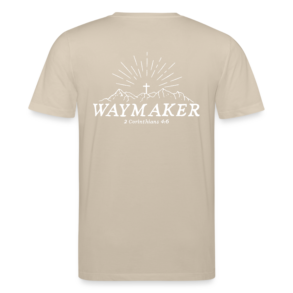 Waymaker Unisex Organic T-Shirt - beige