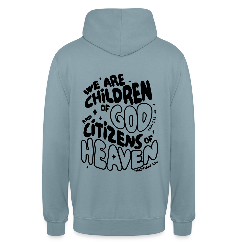 Children of God Unisex Hoodie - stonewash blue