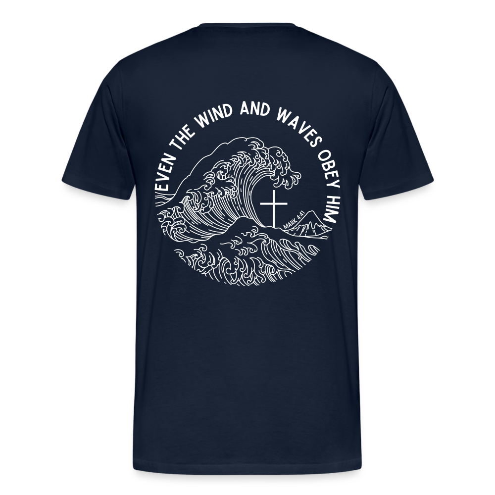 Wind and Waves Men’s Premium T-Shirt - navy