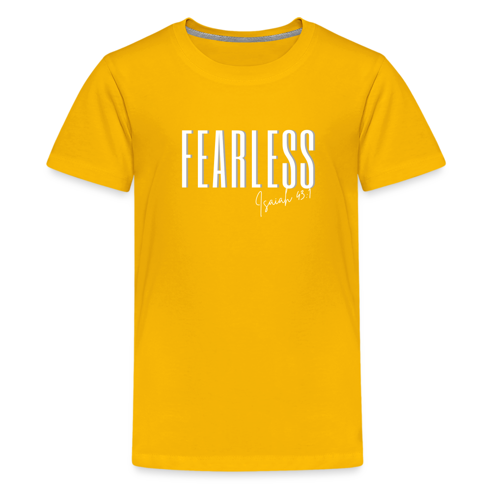 Fearless Teenager Premium T-Shirt - sun yellow