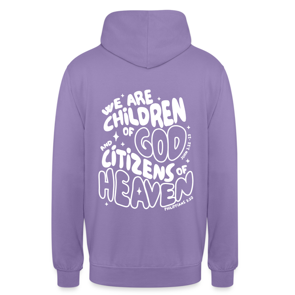 Children of God Unisex Hoodie - lavender