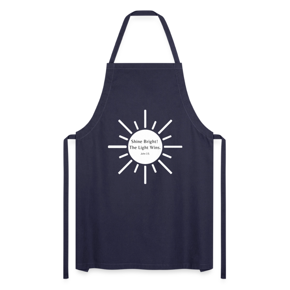 Shine Bright Cooking Apron - navy