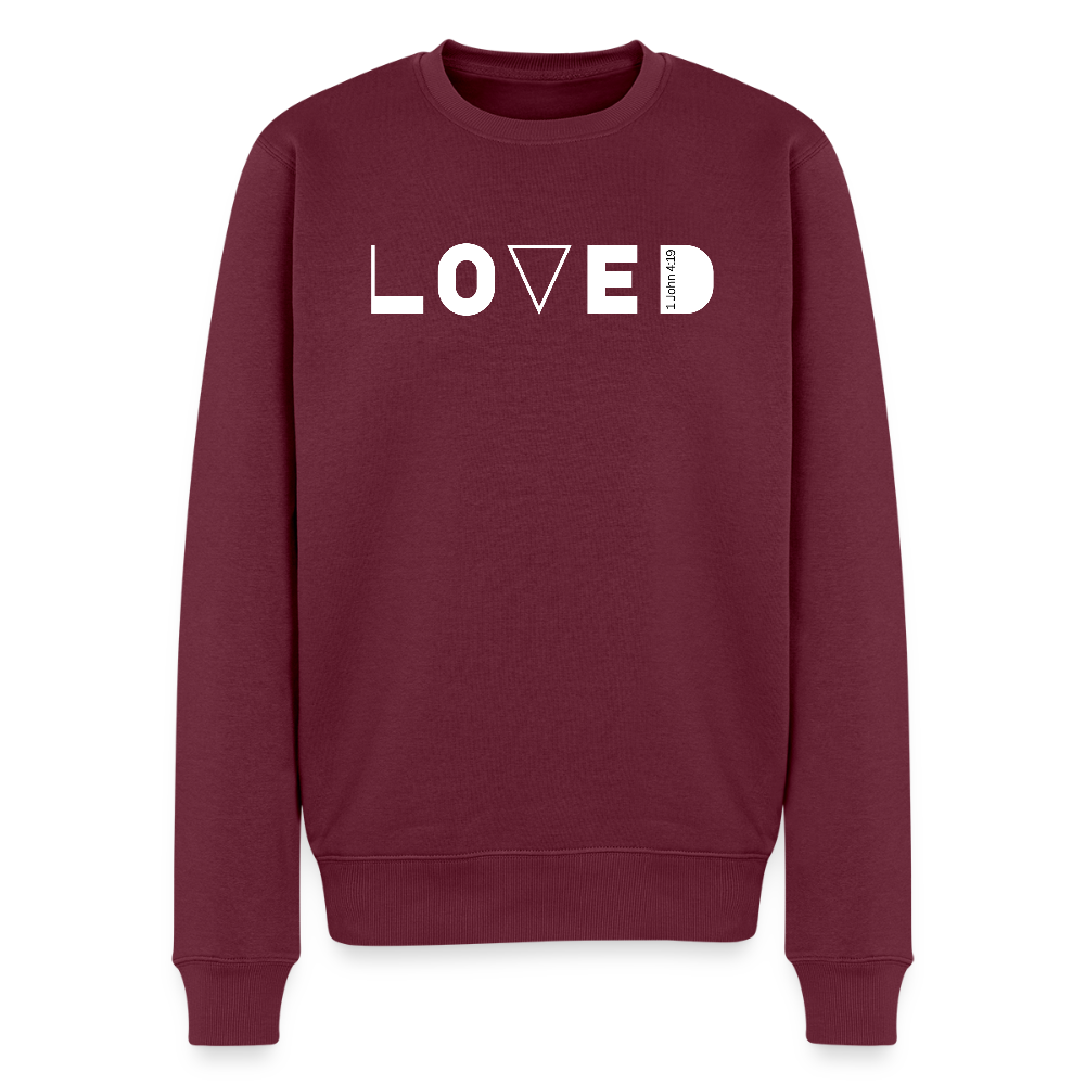 Loved Men’s Premium Sweatshirt - burgundy