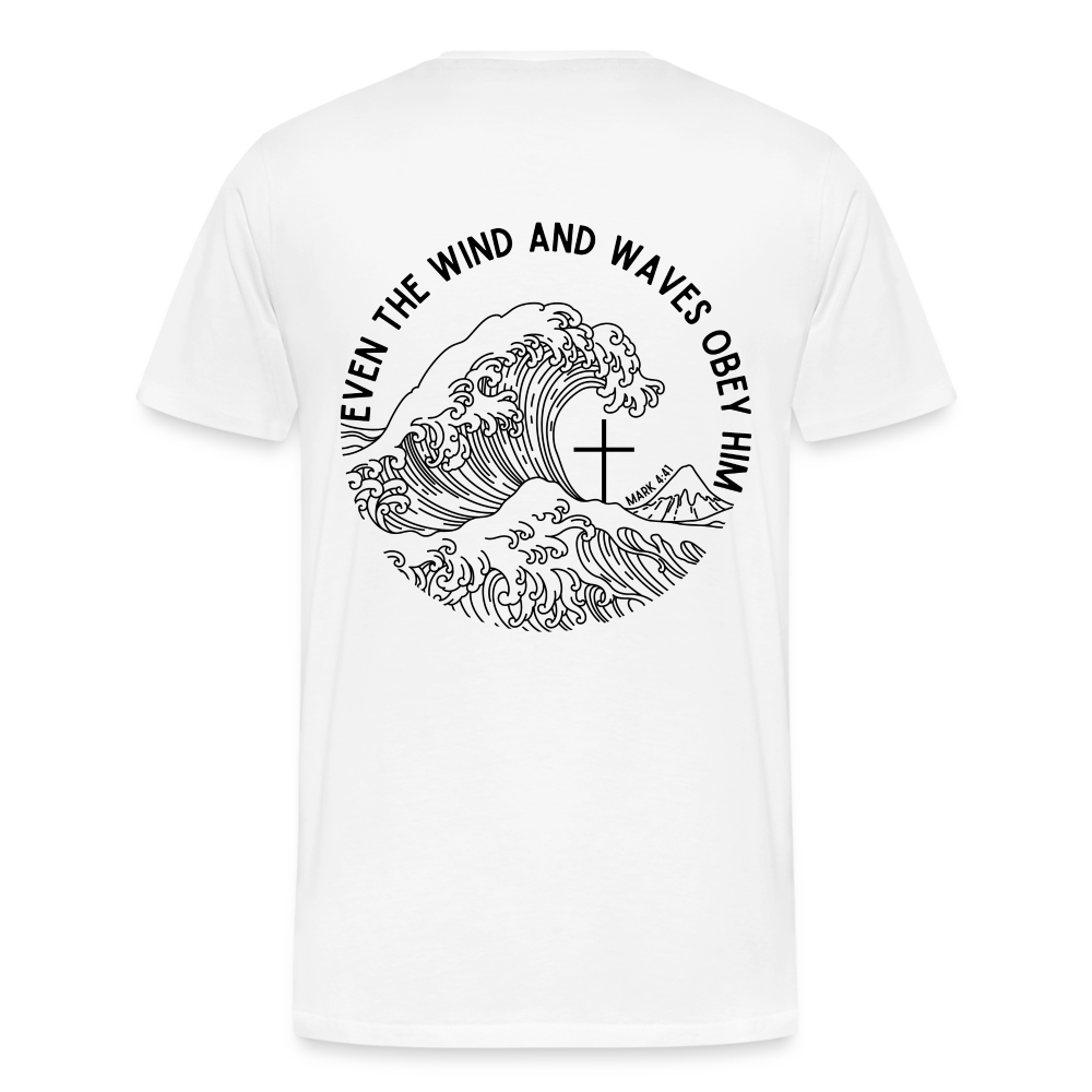 Wind and Waves Men’s Premium T-Shirt - white