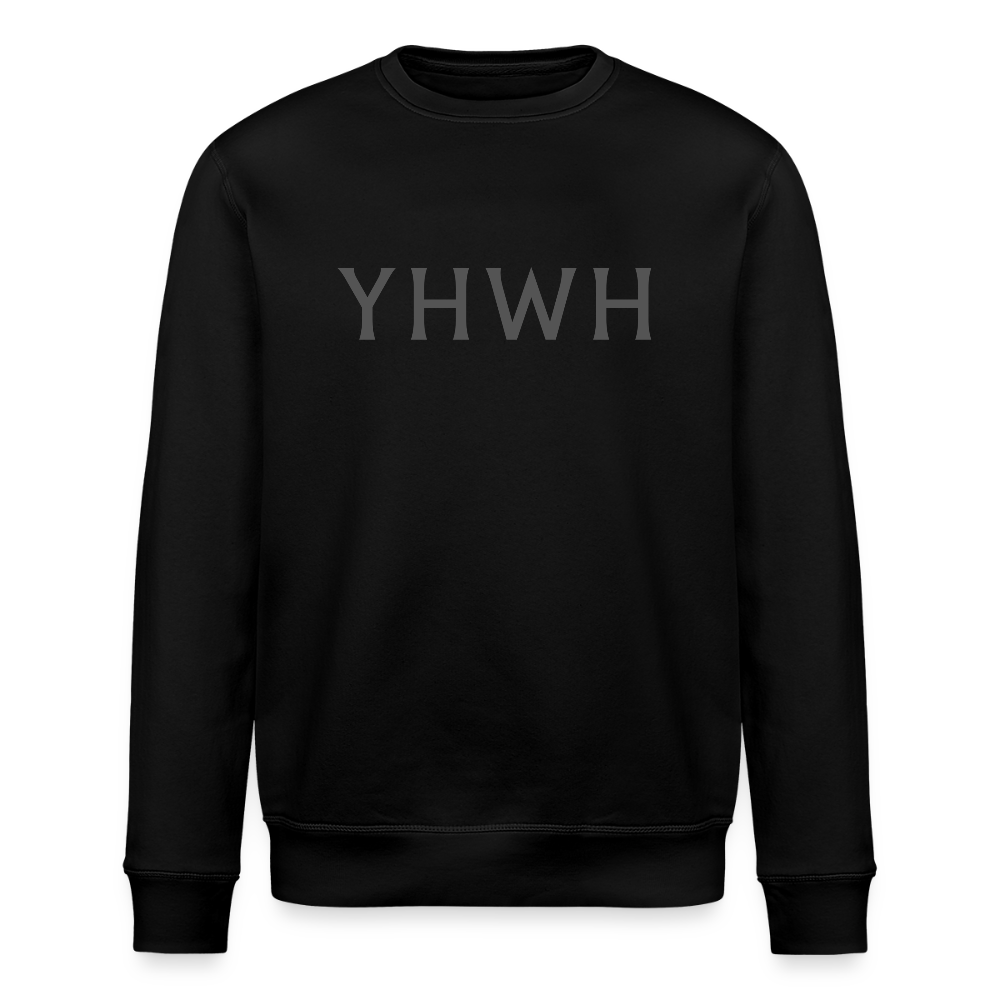 YHWH Unisex Organic Sweatshirt - black