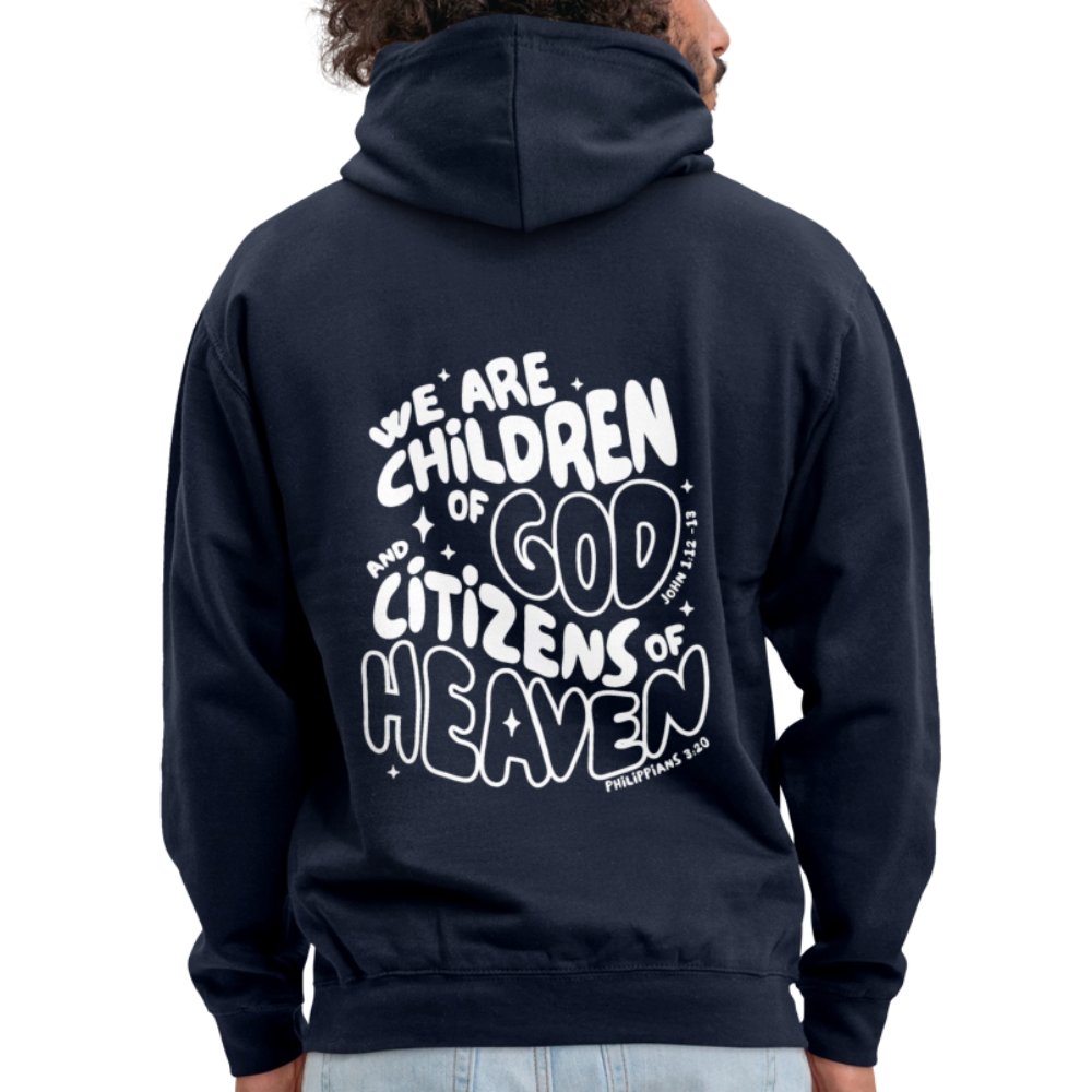 Children of God Unisex Hoodie - navy