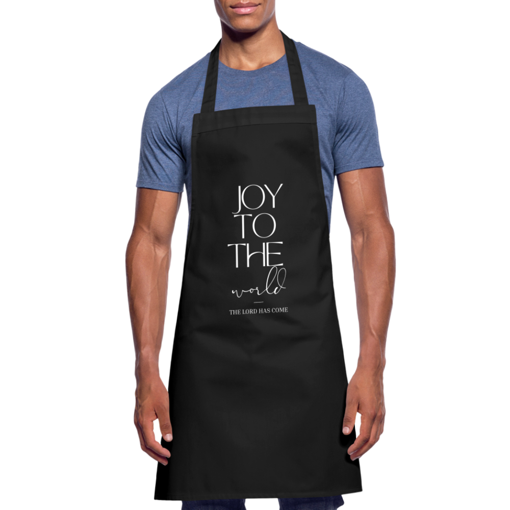 Joy to the world Cooking Apron - black