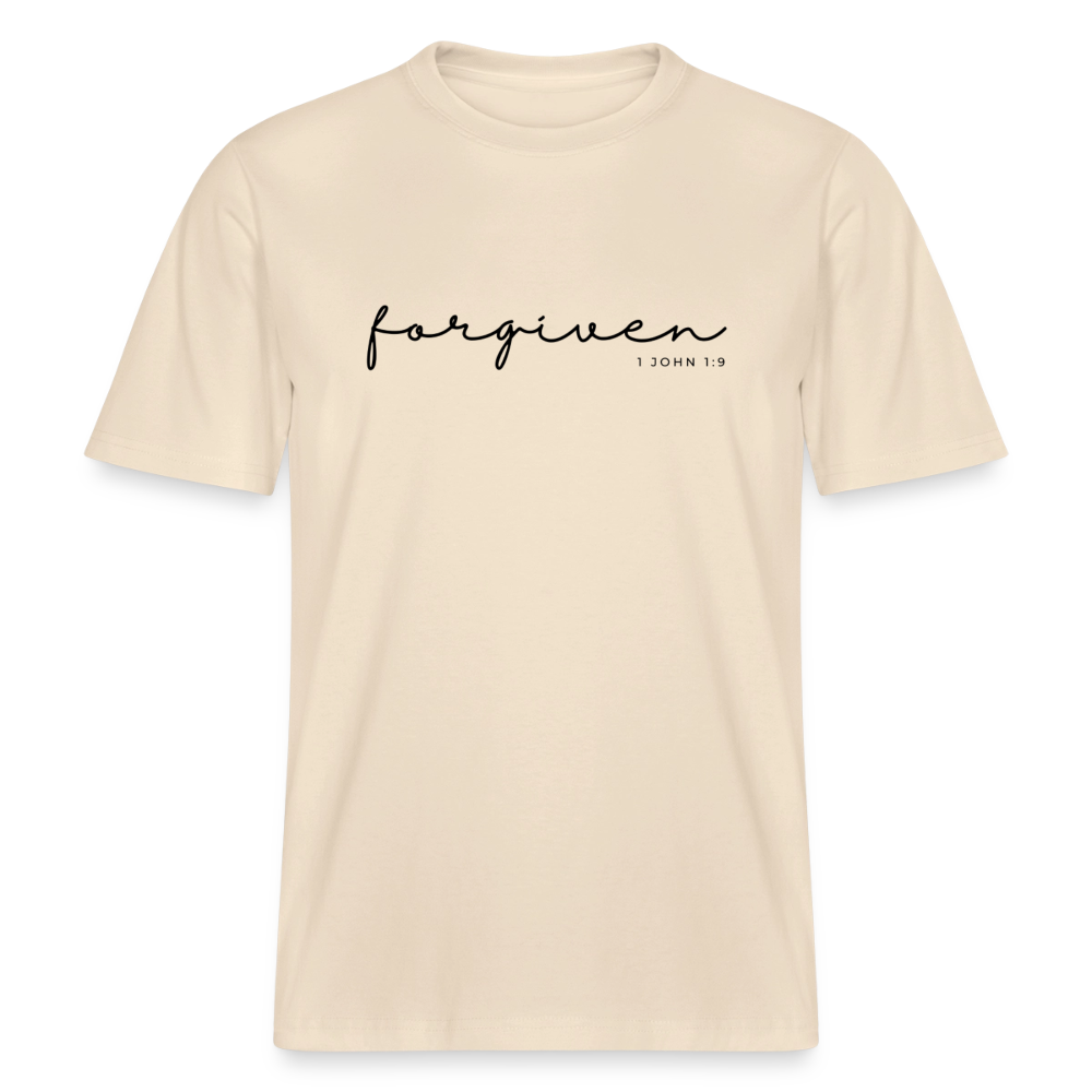 Forgiven Unisex Organic T-Shirt - soft Ecru