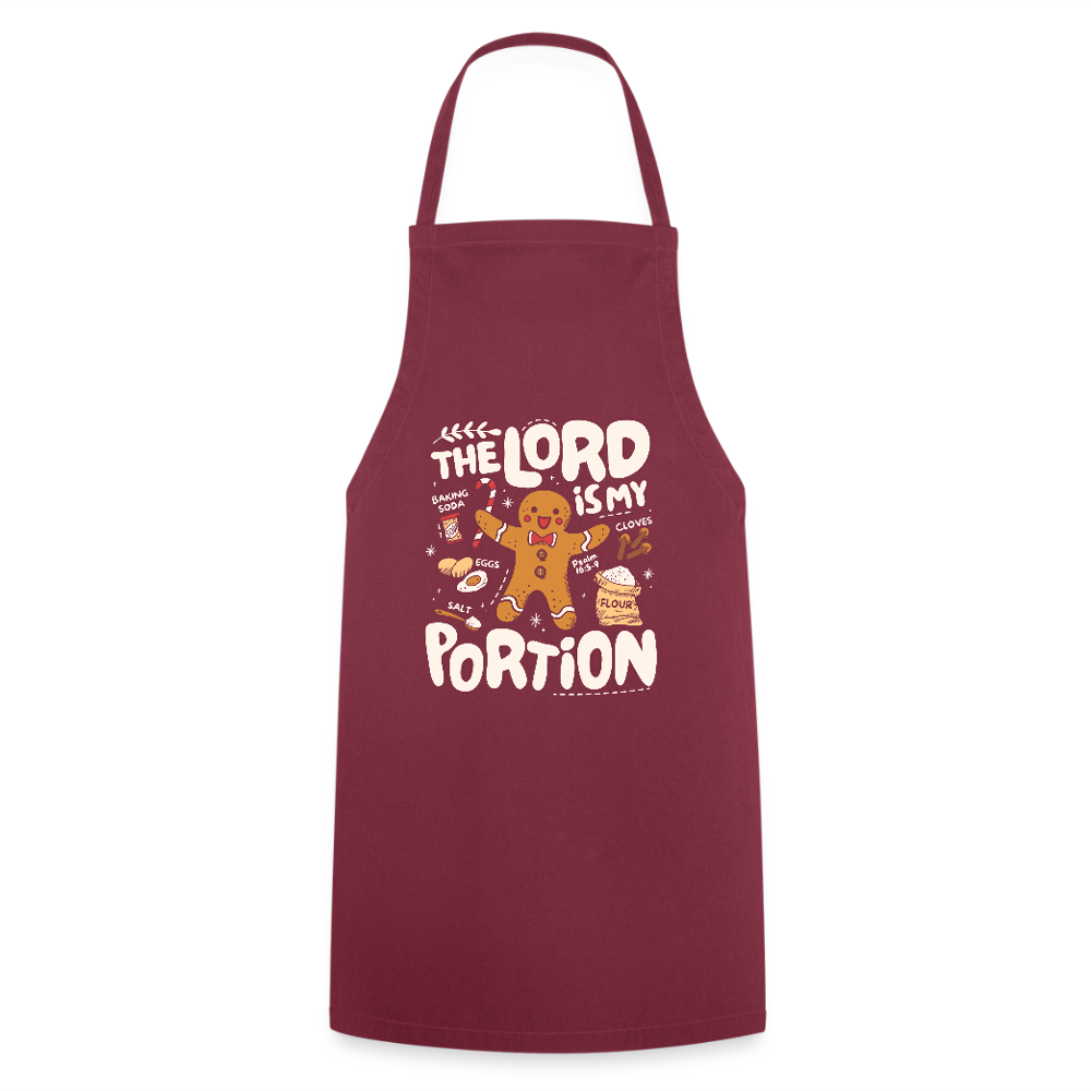Christmas Cooking Apron - bordeaux