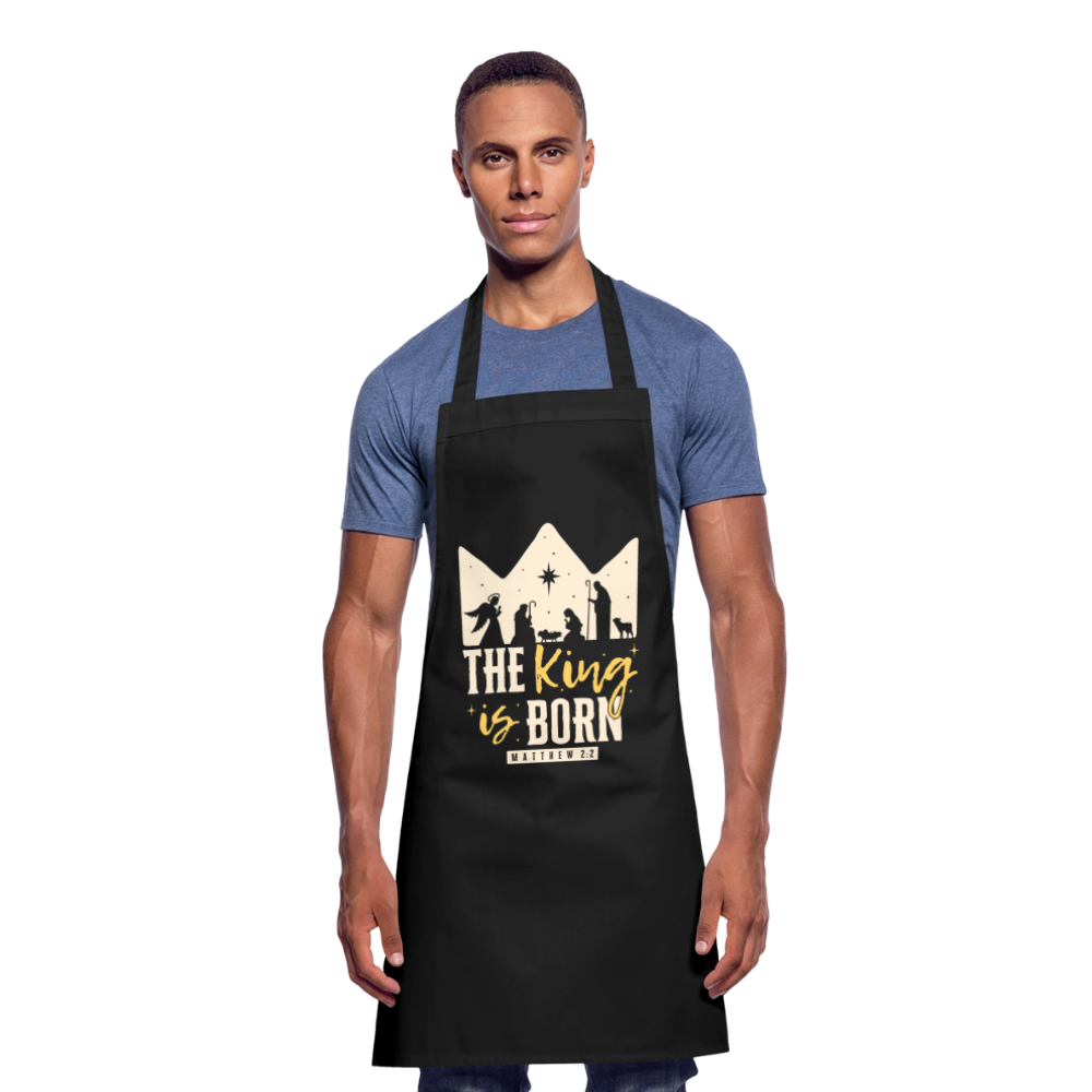 Christmas Cooking Apron - black