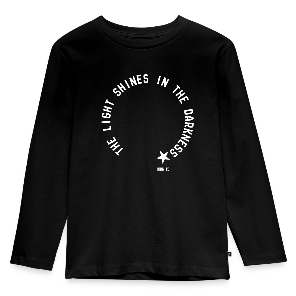Shine Bright Kids' Premium Longsleeve Shirt - black