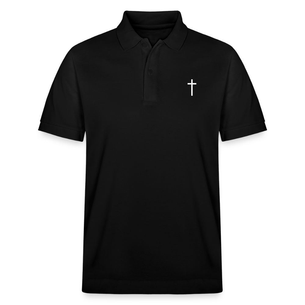 Cross Organic Unisex Polo Shirt 2.0 - black