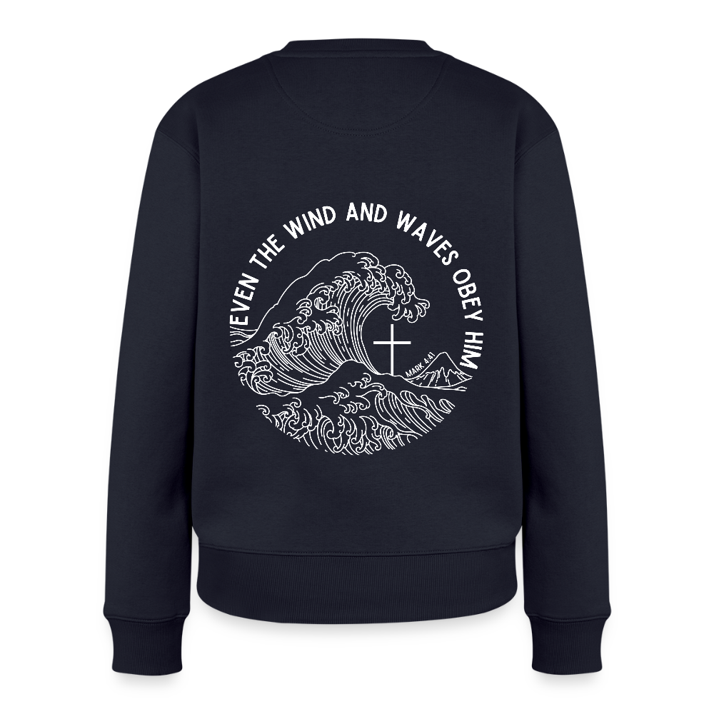 Wind and Waves Women’s Premium Sweatshirt - navy