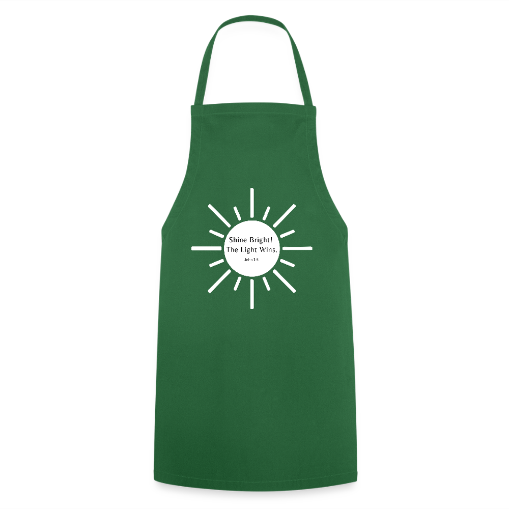 Shine Bright Cooking Apron - green