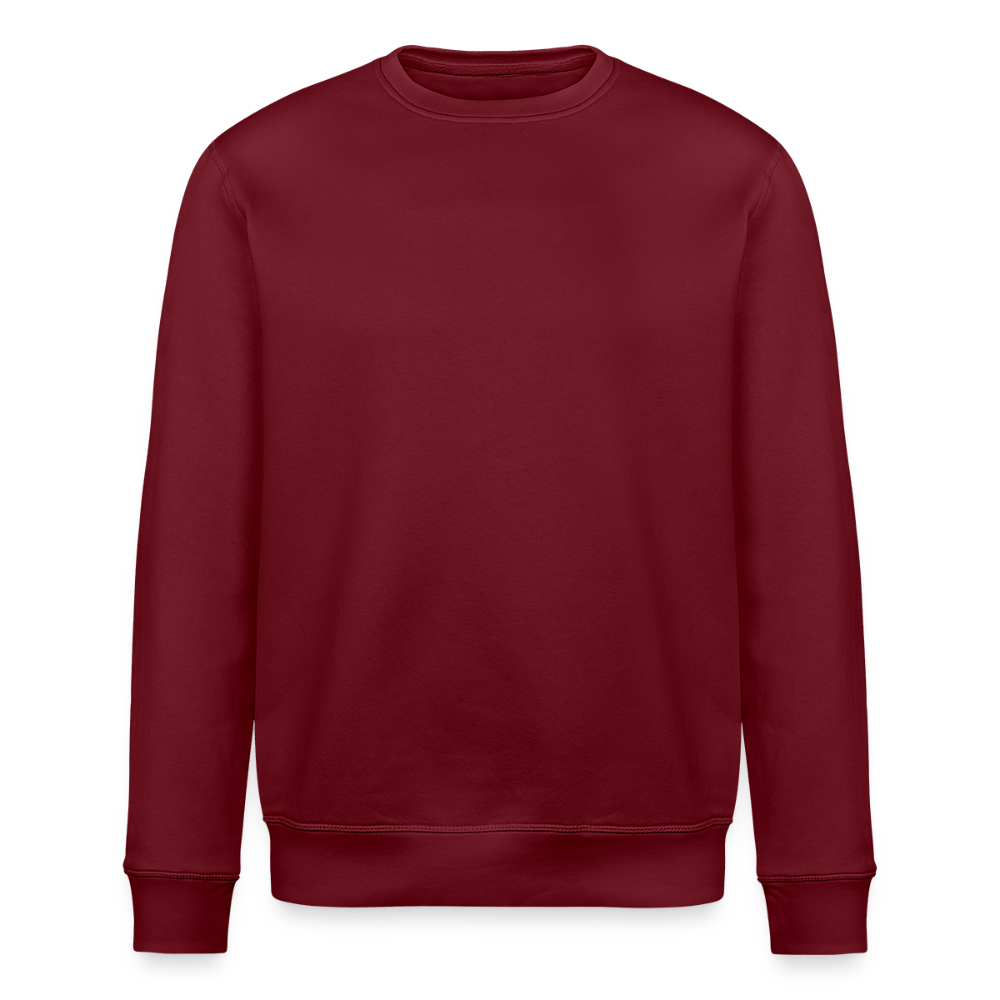 Christmas Unisex Organic Sweatshirt - burgundy